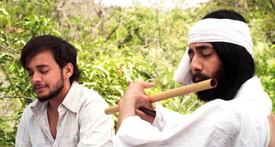 still from movie Rebellious Flower