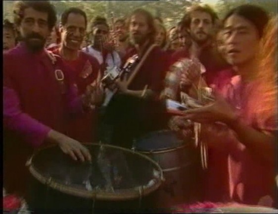 Carneval 1991 with Nivedano Milarepa Marco 2