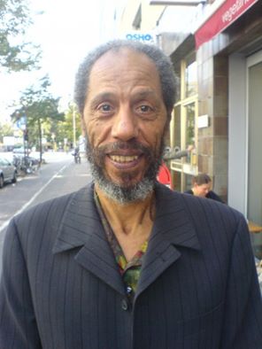 Tathagat in front of Osho s Garden UTA Cologne