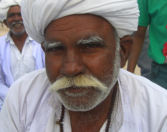 Indian man photo by Angelita Piatti