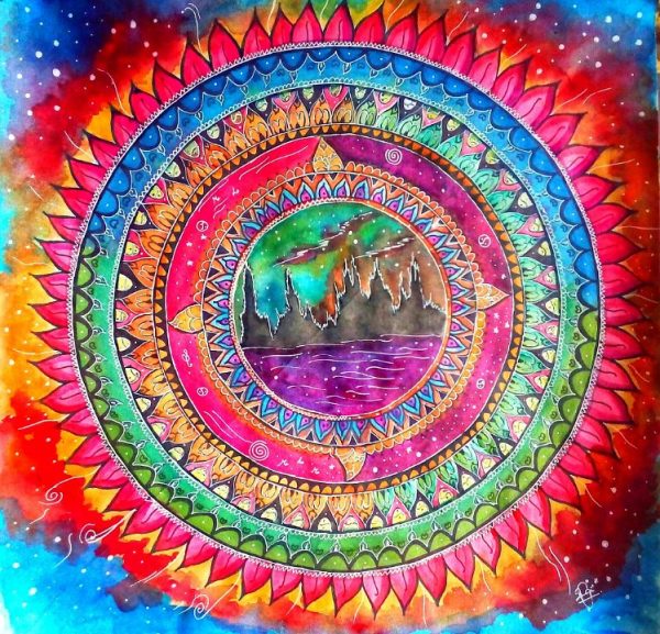 Burning Aurora Mandala