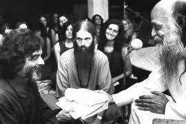receiving a present from Osho