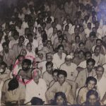 Ageh Bharti (circled) early 70s