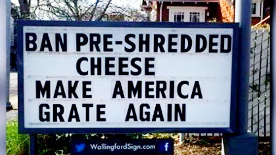 Pre shredded cheese