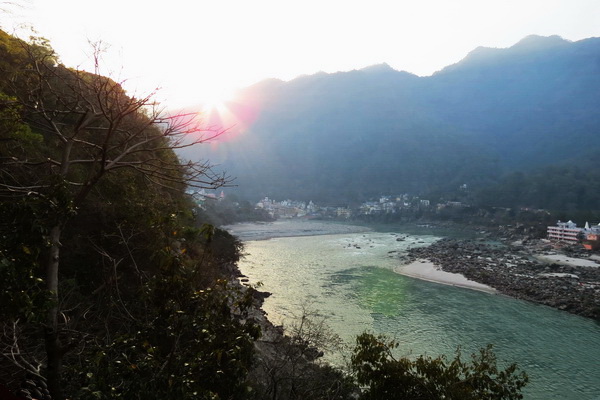 Ganges river at Rishikesh