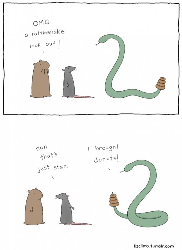 Rattlesnake and his friends