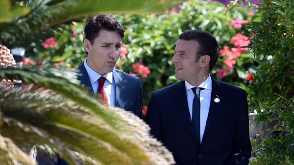 Trudeau and Macron