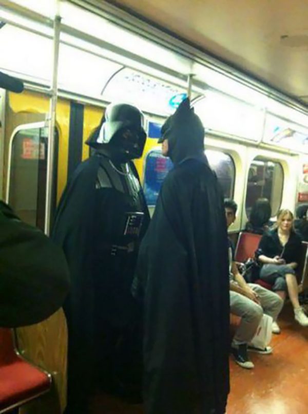 Batman and Darth Vader? Who knew.