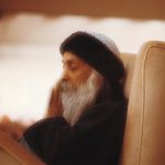 Osho closed eyes