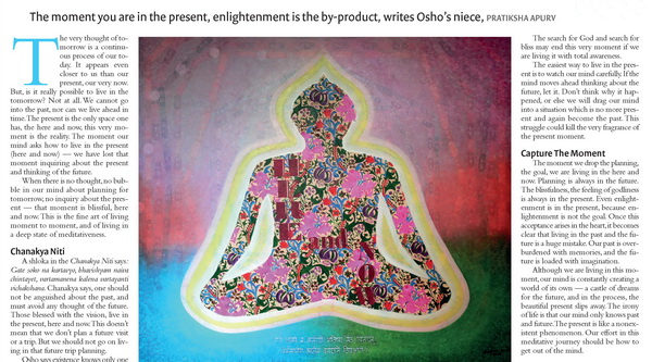 Live This Moment Osho News - 