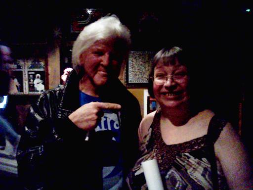 With Edgar Froese, founder of Tangerine Dream