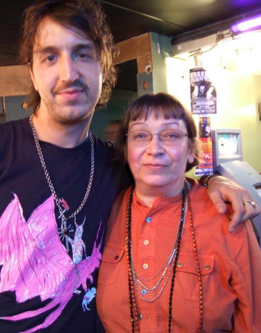 With Joseph Arthur in Boston on Joe's 35th birthday, 2006