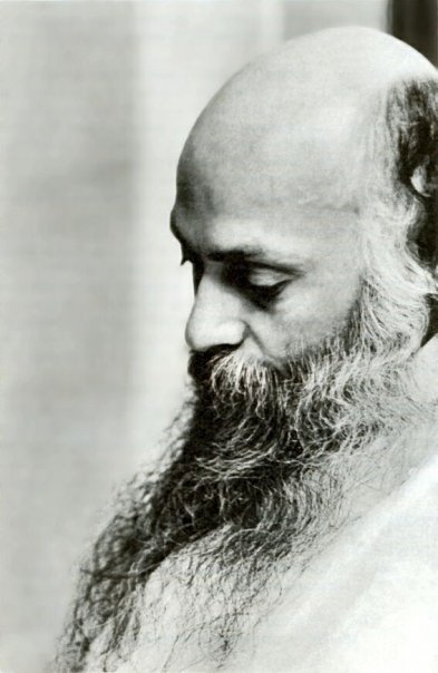 Osho looking down
