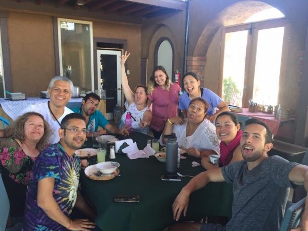 Osho celebration! with Amritanand (Niranjana center leader) at far left