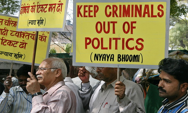 Criminals out of politics