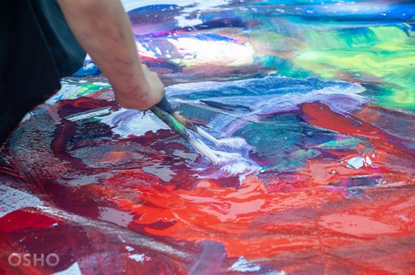 painting with 2 brushes