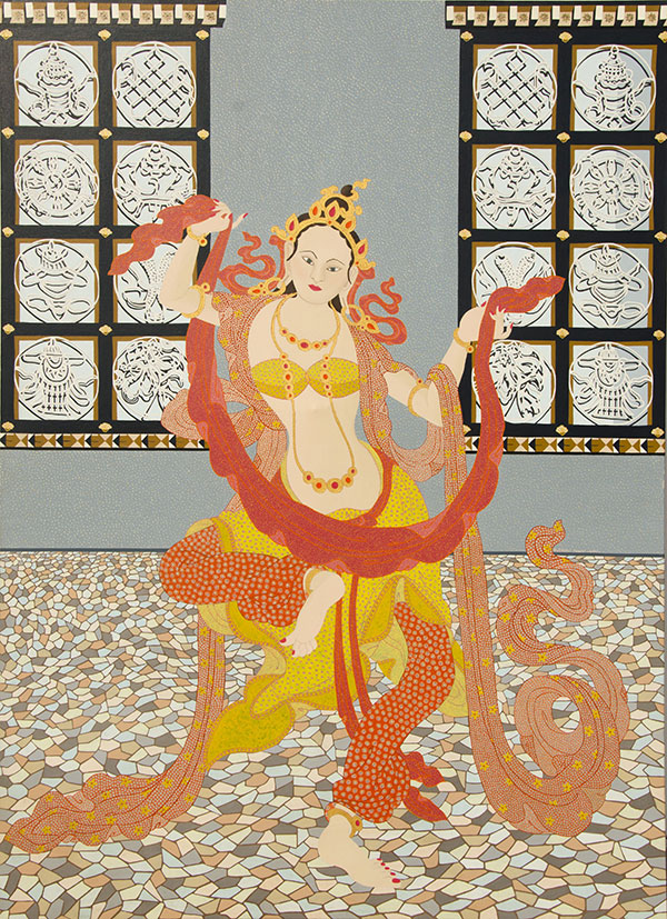 In touch with Existence, 66x48', Oil on Canvas, 2014