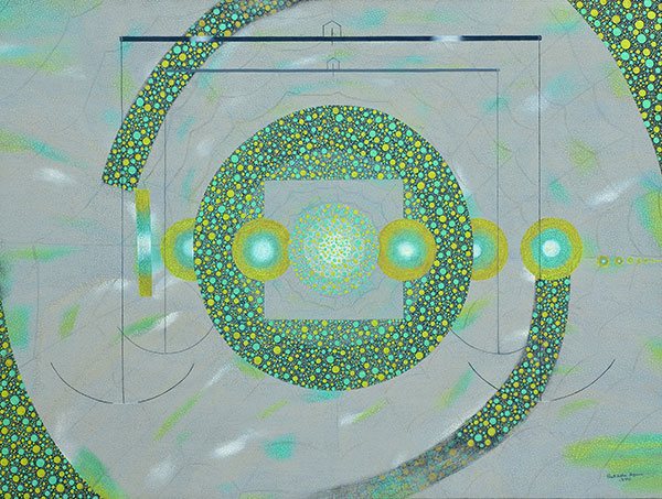 Unio Mystica, Acrylic & Oil on Canvas, 2011, 36x48'