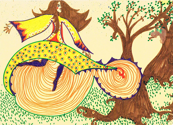 Whirly Teenage Painting by Madhuri