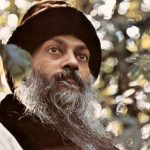 Osho in garden Feat