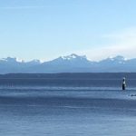 view of a lake and mountains