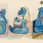 bears laughing, crying and sitting silently
