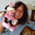 Shakura with stuffed animal