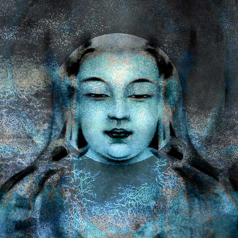 Blue Buddha by Padma