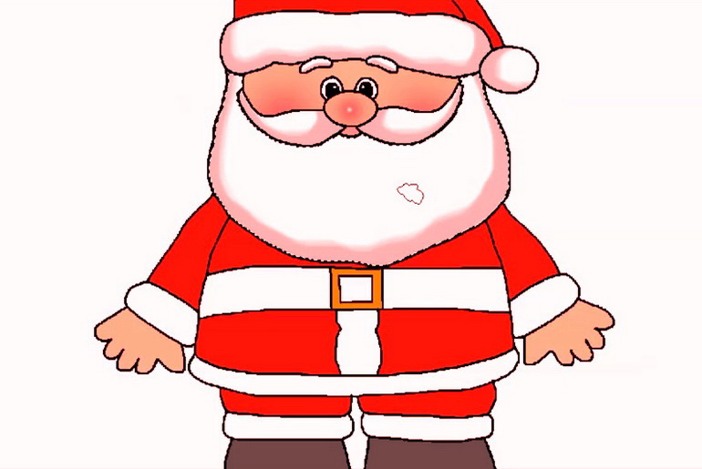 Santa Claus drawing