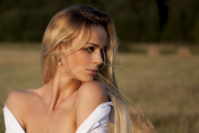 Woman looking