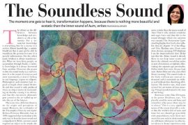 The Soundless Sound, article in The Speaking Tree