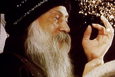 Osho speaking during a celebration