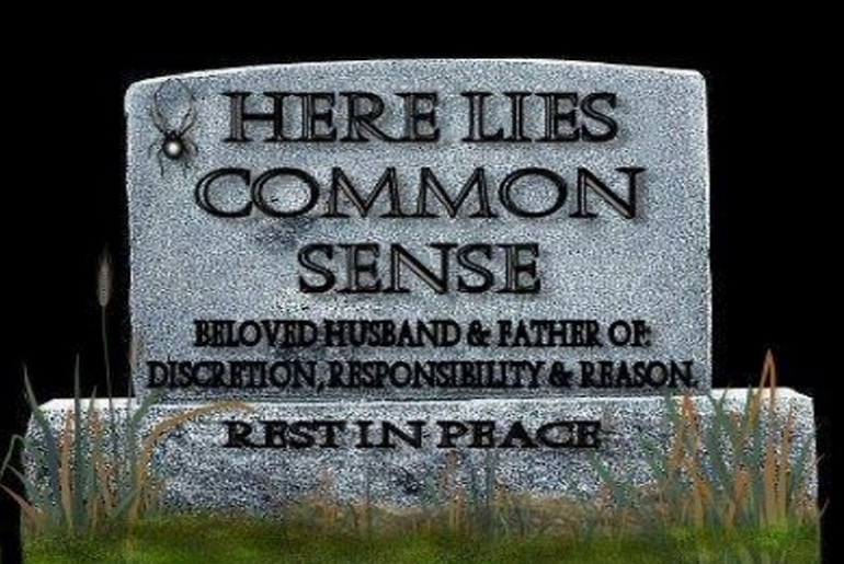 RIP Common Sense