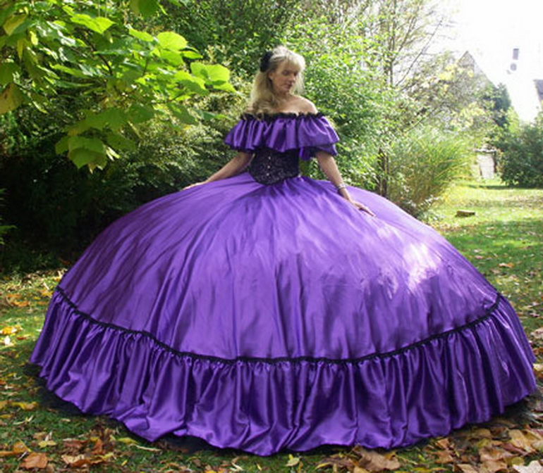 Purple dress 