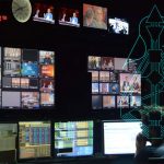 newsroom with Human Design lines