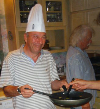 Lorenzo cooking
