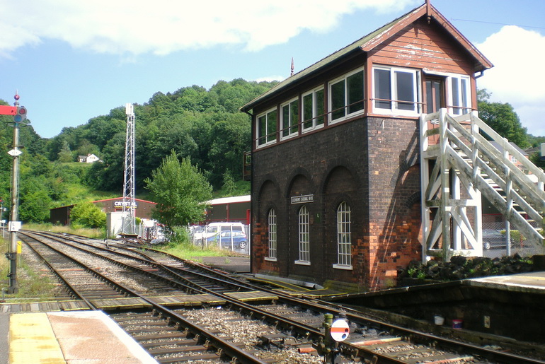 Train signal box