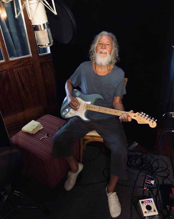 Happy boy! - I played electric guitar for this album - no acoustic!