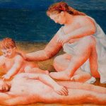 Picasso - Family at the seashore