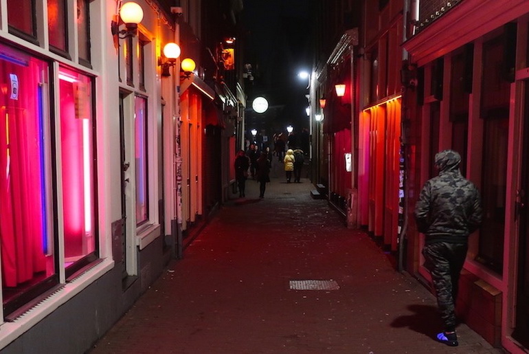 Amsterdam red light district