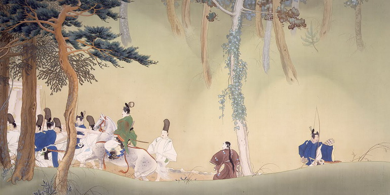 Ohara-Goko, painting by Kanzan Shimomura 