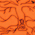 under a blackbird's branch