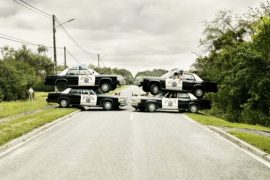 Police roadblock