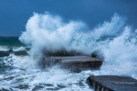 Crashing wave, photo by Petra Huber
