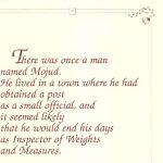 There was once a man named Mojud.