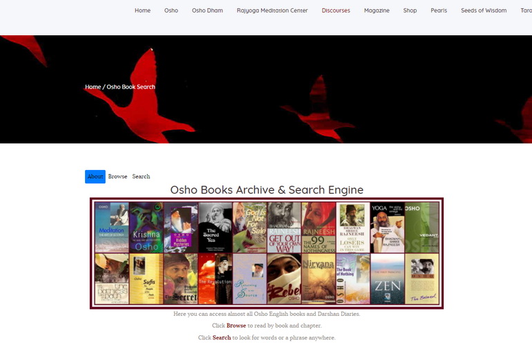 Osho World page