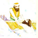 A fisherman pulls Mojud out of the water