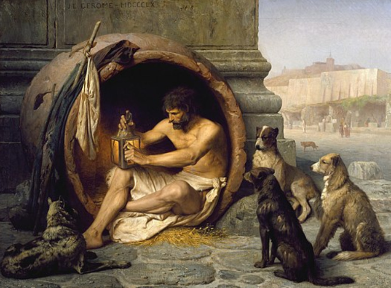 Diogenes by Jean-Léon Gerôme (1860)