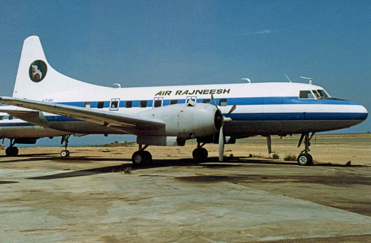 Convair 240 N314H of Air Rajneesh in 1987 by RuthAS