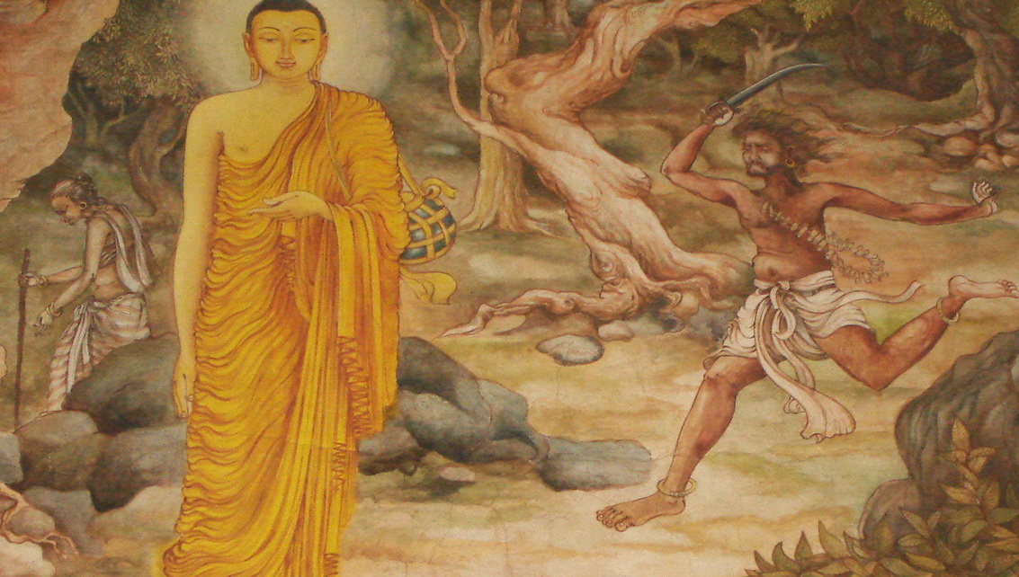 Angulimala and Buddha